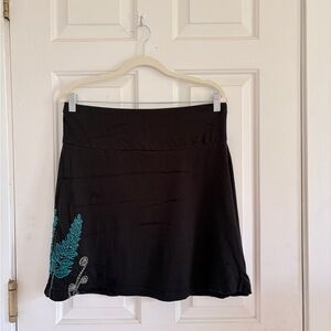 Embroidered Cotton Skirt